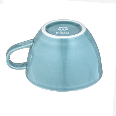 Кофейная пара RISE 210 мл голубая